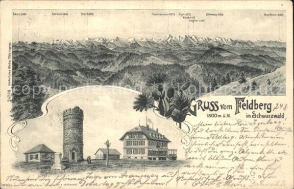 Feldberg Schwarzwald Turm Gasthaus