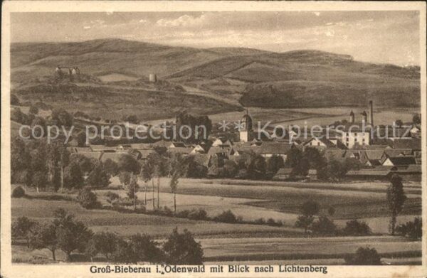 Gross-Bieberau Odenwald mit Lichtenberg