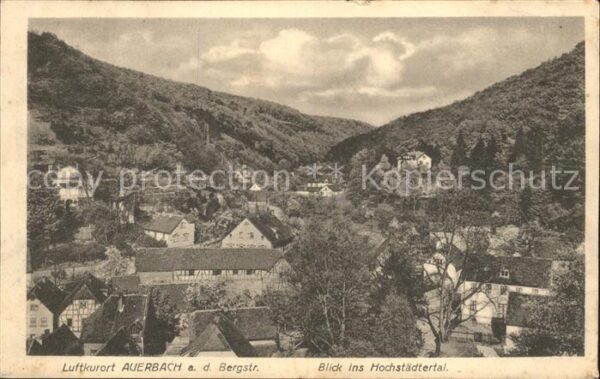Auerbach Bergstrasse Hochstaedtertal