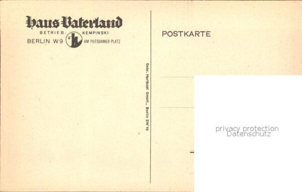 Berlin Haus Vaterland Ballsaal Potsdamer Platz – Bild 2