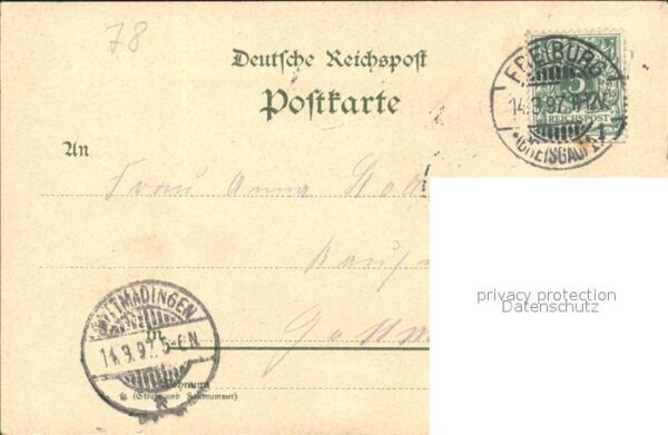Freiburg Breisgau Blick vom Lorettoberg Muenster – Bild 2