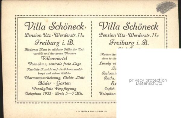 Freiburg Breisgau Villa Schoenbeck – Bild 2