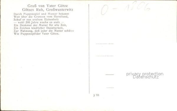 Wusterwitz Brandenburg Vater Goetze Schnitzereien – Bild 2