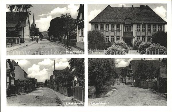 Legelshurst Hauptstrasse Bahnhofstrasse Schule
