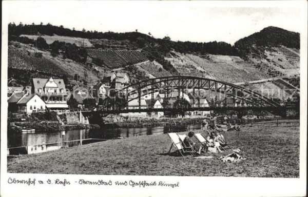 Obernhof Lahn Gasthaus Bingel Lahnpartie