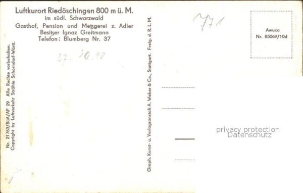 Riedoeschingen Fliegeraufnahme – Bild 2