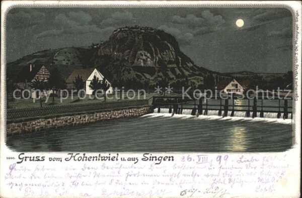 Singen Hohentwiel Litho