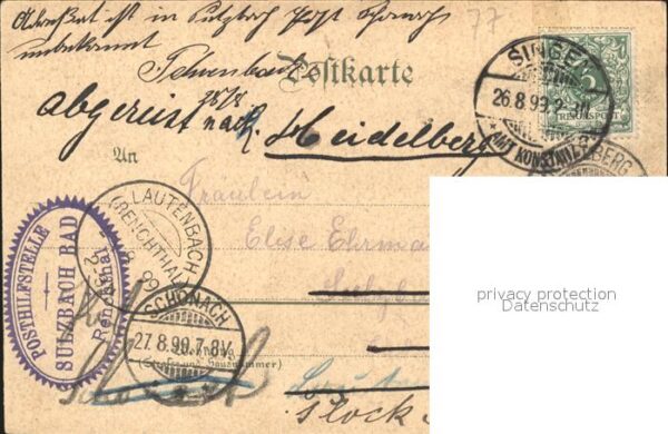 Singen Hohentwiel Litho – Bild 2