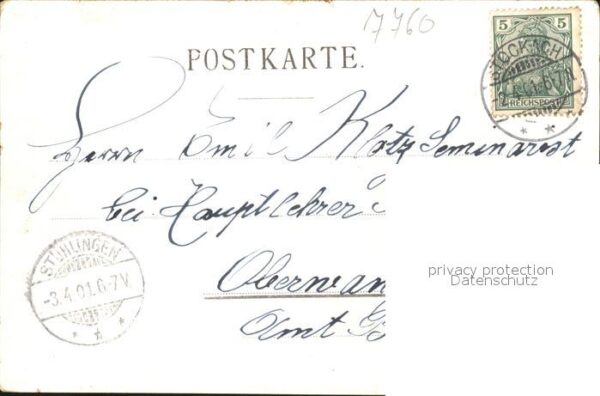 Stockach Baden Hauptstrasse Neues Krankenhaus Krieger-Denkmal – Bild 2