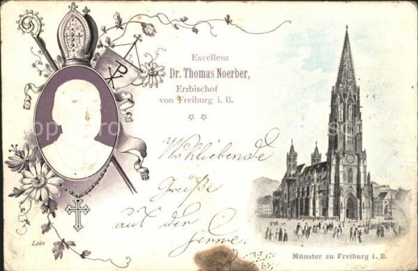 Freiburg Breisgau Muenster Exzellenz Dr. Thomas Noerber Erzbischof