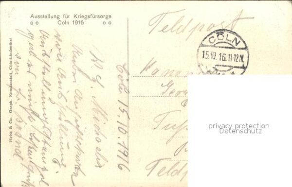 Koeln Rhein Ausstellung Kriegsfuersorge Landwirtschaftliche Siedlungen – Bild 2