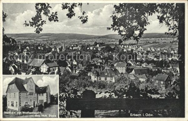 Erbach Odenwald Gasthaus zur Wolfsschlucht