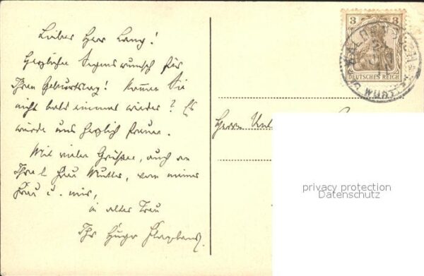 Waldenbuch Kuenstlerkarte E. Schlipf – Bild 2