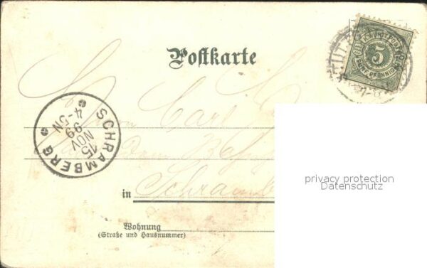 Kernen Remstal Kernenturm Litho – Bild 2