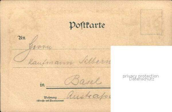 Stuttgart Wappen Krone Ritter Litho – Bild 2