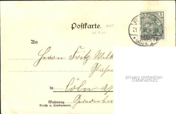 Frankfurt Main Hauptbahnhof Litho – Bild 2