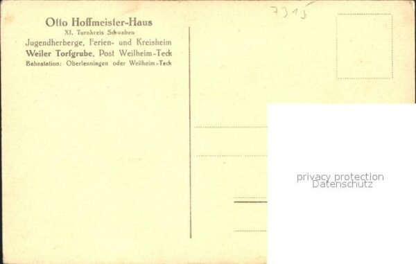 Lenningen Wuerttemberg Otto-Hoffmeister-Haus Weiler Torfgrube – Bild 2