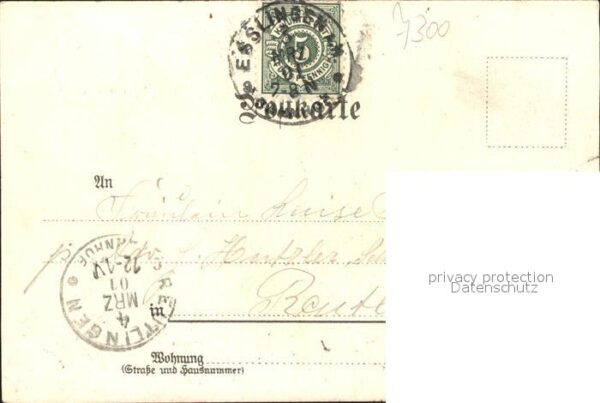 Esslingen Neckar Wappen Litho – Bild 2