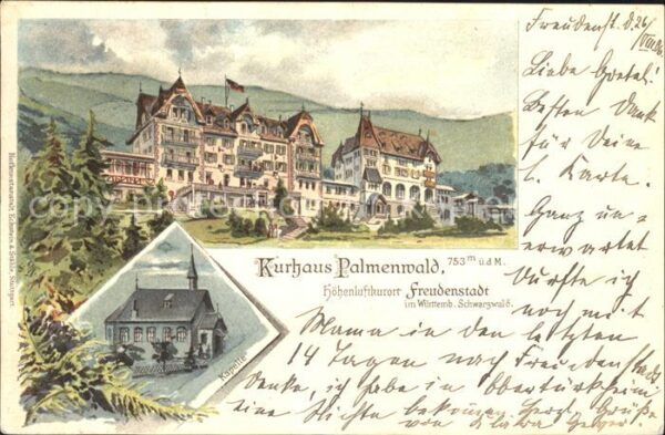 Freudenstadt Kurhaus Palmenwald Kapelle