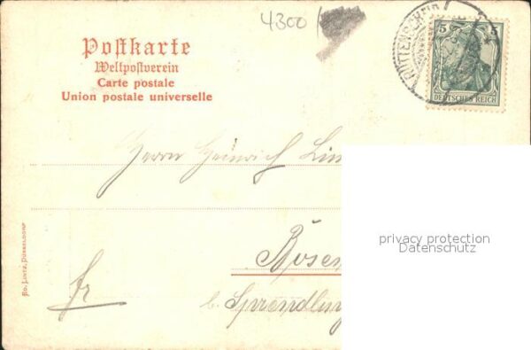 Essen Ruhr Trauerzug Friedrich Alfred Krupp 26. November 1902 Bahnhofstrasse – Bild 2