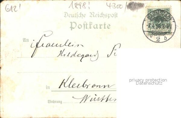 Essen Ruhr Denkmal Alfred Krupp Stadttheater Rathaus Litho – Bild 2