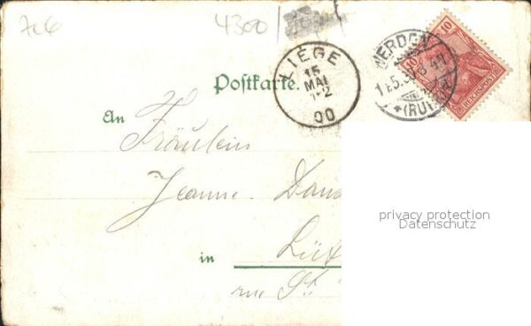 Bredeney Waldschenke Litho – Bild 2