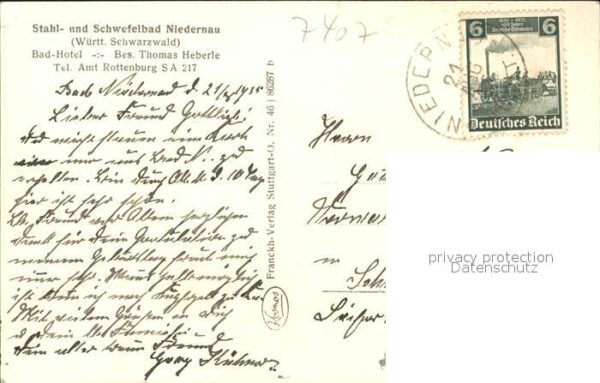 Bad Niedernau Bad-Hotel Stahl- und Schwefelbad Niedernau – Bild 2