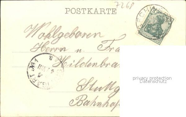 Gechingen Kirche Pfarrhaus Schulhaus – Bild 2