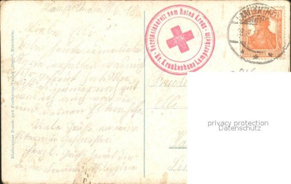 Lampertheim Bergstrasse Evangelisches Krankenhaus Rotes Kreuz – Bild 2
