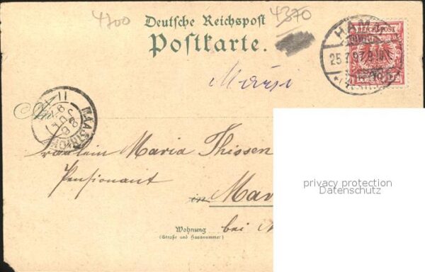 Hamm Westfalen Bahnhof Oberlandesgericht Amtsgericht Staendehaus Litho – Bild 2
