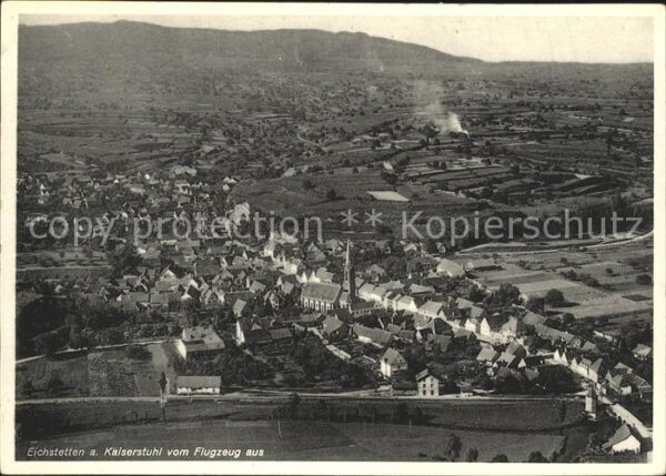 Eichstetten Kaiserstuhl Fliegeraufnahme