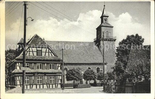 Auenheim Ortenau Kirche Rathaus