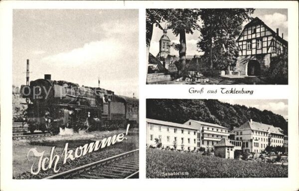 Tecklenburg Lokomotive An der Legge Sanatorium