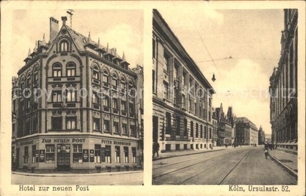 Koeln Rhein Hotel zur neuen Post Ursulastrasse