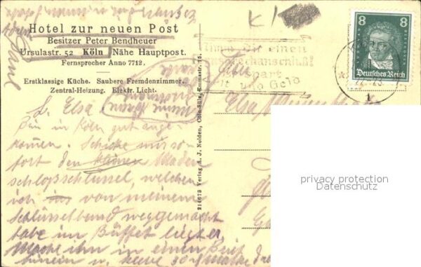 Koeln Rhein Hotel zur neuen Post Ursulastrasse – Bild 2