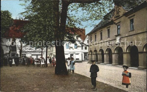 Soest Arnsberg Petrikirchplatz Rathaus Kaiser Wilhelm-Denkmal