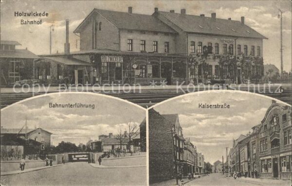Holzwickede Bahnhof Bahnunterfuehrung Kaiserstrasse