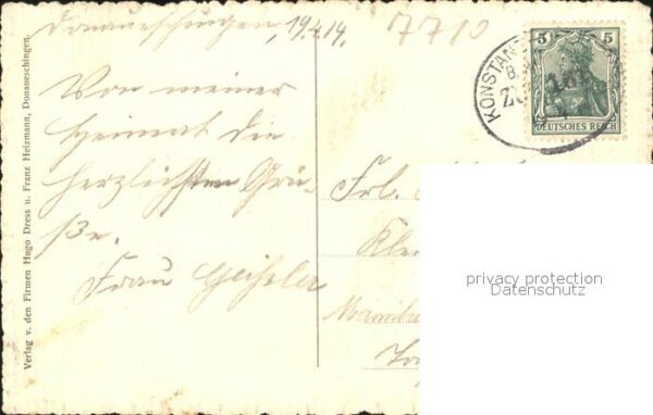 Donaueschingen Irmabad Bahnpost – Bild 2