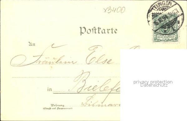 Goettingen Niedersachsen Hanstein Hardenberg Plesse Litho – Bild 2