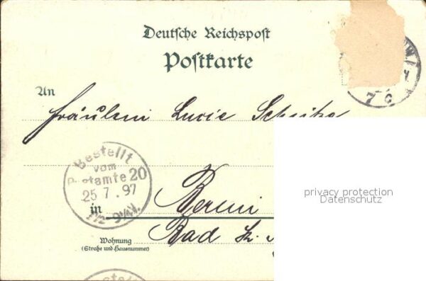 Hannover Schiffgraben Krieger-Denkmal Litho – Bild 2