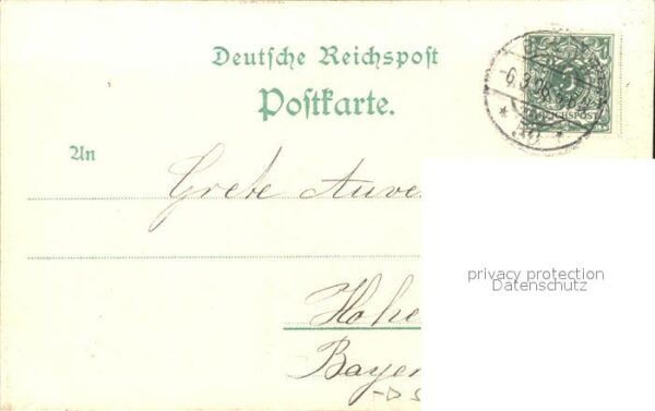 Berlin-Dahlem Jagdschloss Grunewald Kuenstlerkarte Thiele – Bild 2