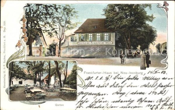 Neu-Isenburg Restaurant Frankfurter-Haus Garten