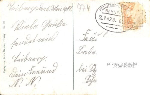 Triberg Schwarzwald Gutachtal Bahnpost – Bild 2