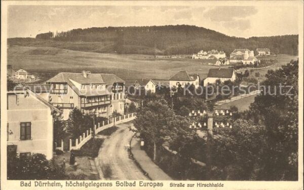 Bad Duerrheim Strasse zur Hirschhalde