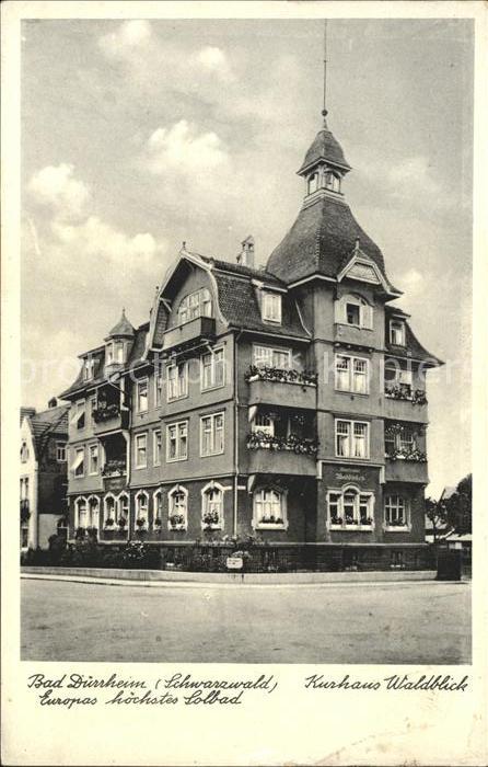 Bad Duerrheim Kurhaus Waldblick