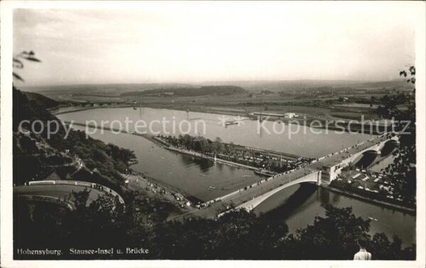 Hohensyburg Stausee-Insel Bruecke
