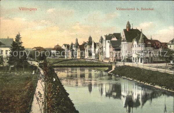 Villingen-Schwenningen Villenviertel Bahnpost
