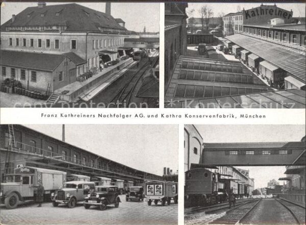 Muenchen Franz Kathreiners Nachfolger AG Kathra Konservenfabrik