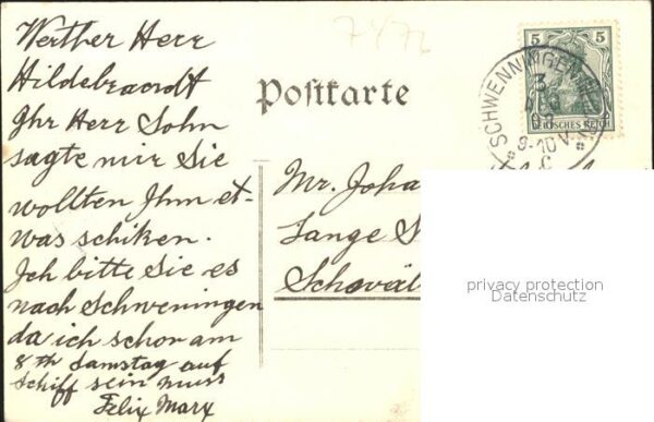 Schwenningen Neckar im Jahr 1860 und 1908 – Bild 2