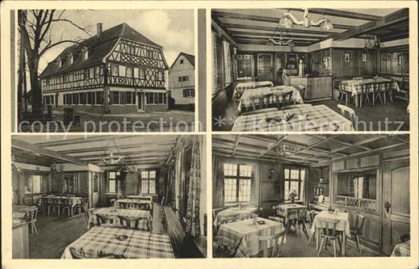 Denzlingen Gasthaus Metzgerei zur Krone